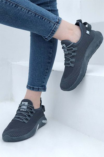 Kocamanlar Ayakkabı Pasomia 062 Knitwear Unisex Sports Shoes SMOKE
