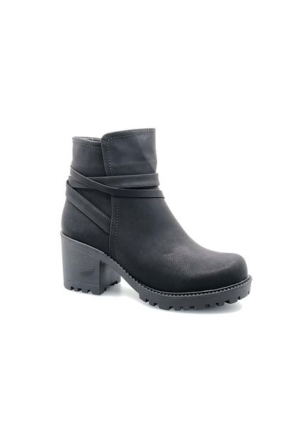 Kocamanlar Ayakkabı Ayakdaş All Face Boots Γυναικείες Μπότες ΜΑΥΡΟ