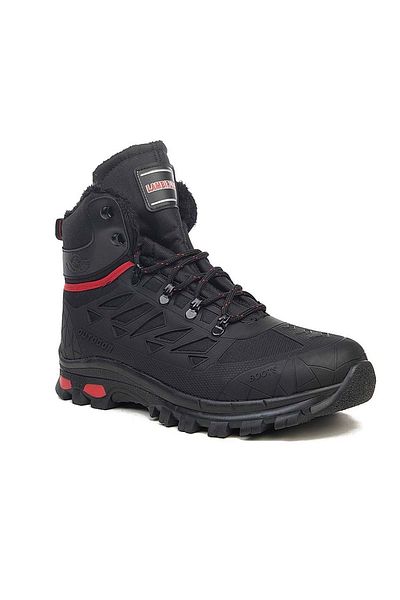 Kids Club Shoes Lambırlent 3040 Outdoor Ανδρικές Μπότες ΜΑΥΡΟ-ΚΟΚΚΙΝΟ