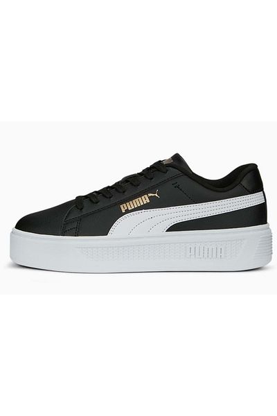 Puma Smash Platform V3 390758-02 Unisex Αθλητικά Παπούτσια Μαύρο-άσπρο