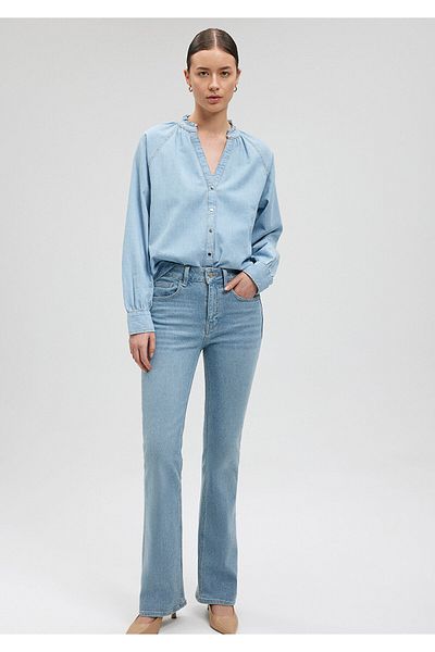 Mavi Cămașă din denim indigo cu croială obișnuită / croială obișnuită1210579-84184