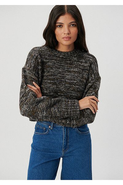 Mavi Gray Sweater Crop / Short Cut1710368-70123