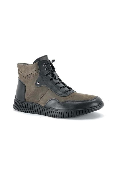 Kids Club Shoes James Franco 6430 Δερμάτινες Casual Ανδρικές Μπότες ΚΑΦΕ
