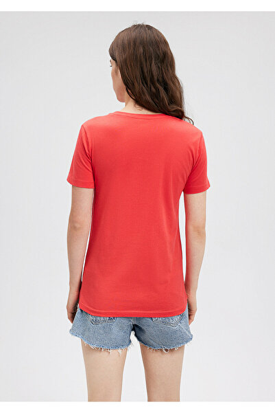 Mavi Ποδήλατο εμπριμέ κόκκινο T-shirt Slim Fit / Slim Fit1612215-71083