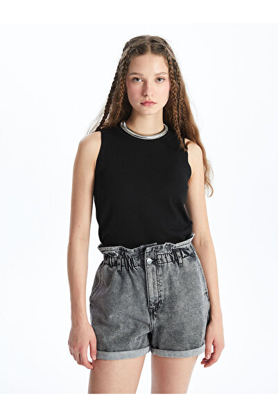 LC Waikiki LW - Γυναικείο μονόχρωμο πλεκτό με λαιμόκοψη