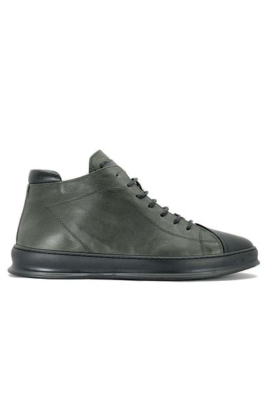 Kids Club Shoes James Franco 5588 Δερμάτινες Casual Ανδρικές Μπότες KHAKI