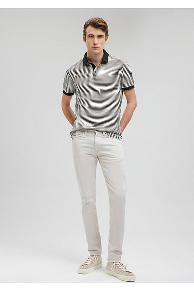 Mavi Jake White Gabardine Comfort Pants -0042286579