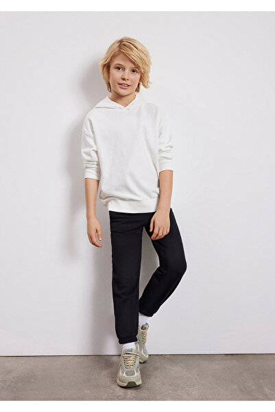 Mavi Kapucnis fehér Basic pulóver 6s10037-70057