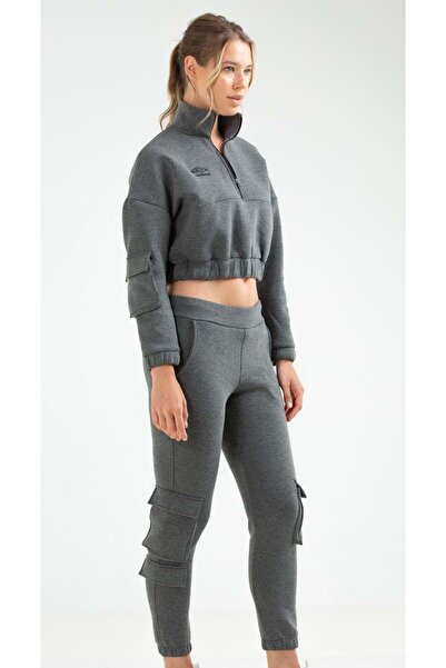 UMBRO Va-0021 Pyra Track Suit Σετ Φόρμα Γυναικεία Σετ ΓΚΡΙ