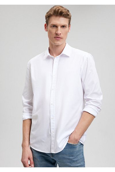 Mavi Λευκό πουκάμισο Slim Fit / Slim Fit0211012-620
