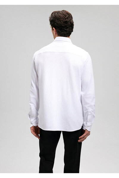 Mavi Λευκό πουκάμισο Slim Fit / Slim Fit0210810-620