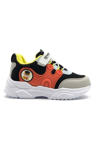 Kocamanlar Ayakkabı Cool Kids Merry Orthopedic Sneaker Kids Sneakers BLACK