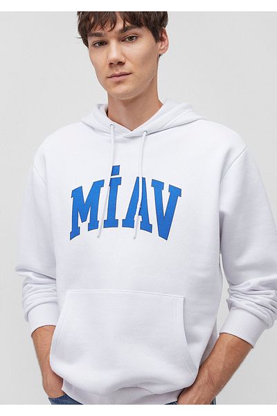 Mavi Bluza z kapturem i nadrukiem Miav 0S10122-620