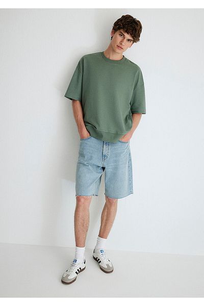 Mavi Isac 90er Vintage Hellblaue Jeansshorts0410679-87140
