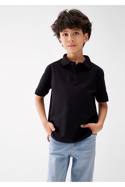 Mavi Černé polo tričko Regular Fit / Regular Fit6610199-900