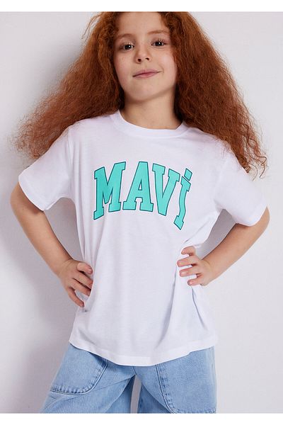 Mavi Tricou alb cu logo imprimat Regular Fit / Regular Fit7610109-620