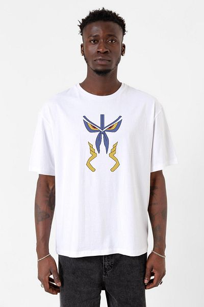 Tshirthane Kill La Kill Anime Junketsu Λευκό ανδρικό μπλουζάκι μεγάλου μεγέθους