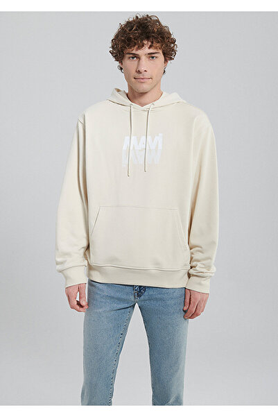 Mavi Logo Printed Beige Sweatshirt0611317-70072