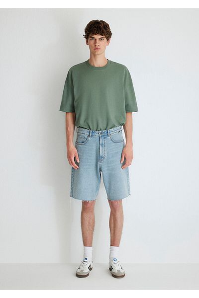 Mavi Isac 90er Vintage Hellblaue Jeansshorts0410679-87140