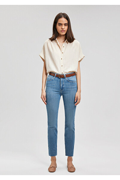 Mavi Viola Mavi Premium Gölgeli İndigo Mavisi Jean Pantolon 101048-87642