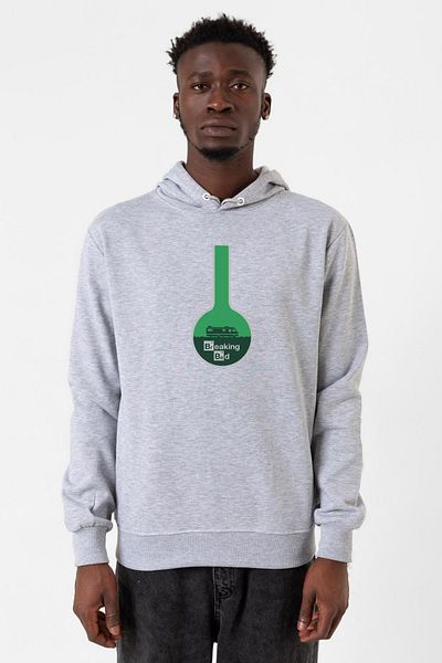 Tshirthane Ανδρικό φούτερ με κουκούλα 3 κορδονιών Breaking Bad Merch Grimelange