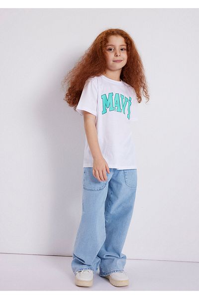 Mavi Tricou alb cu logo imprimat Regular Fit / Regular Fit7610109-620