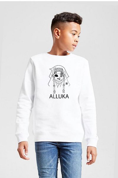 Tshirthane Φούτερ Hunter x Hunter Anime Alluka White Παιδική 2ip