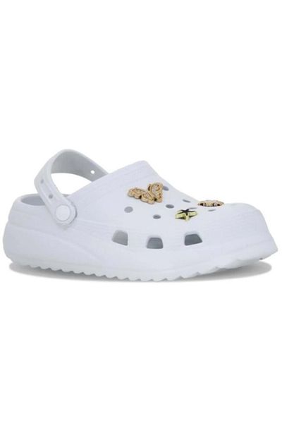 Kids Club Shoes Sonimix EZ0129-01 Sabo Παντόφλες Doctor and Nurse Χοντρή σόλα Ορθοπεδικές Γυναικείες Παντόφλες ΛΕΥΚΕΣ