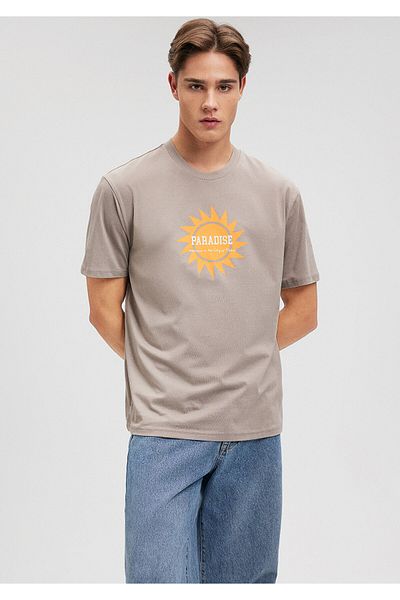 Mavi Paradise Printed Brown T-Shirt - Loose Fit0612057-80656