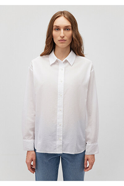 Mavi Beyaz Gömlek Loose Fit / Bol Rahat Kesim 1210656-620