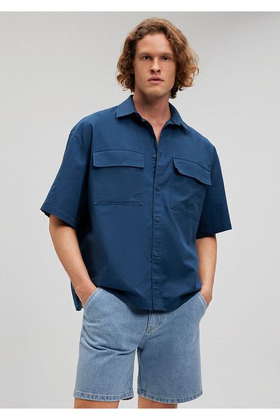 Mavi Navy Blue Shirt Oversize / Wide Cut0210876-81802