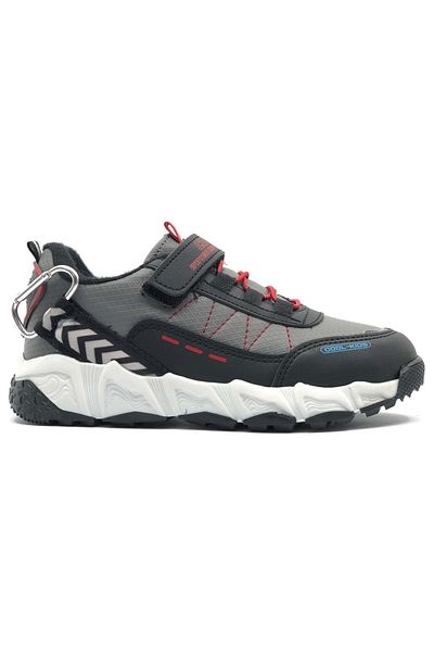 Kocamanlar Ayakkabı Cool Taykan Rubber Sole Non-Slip Softshell Outdoor Kids Sneakers Gray
