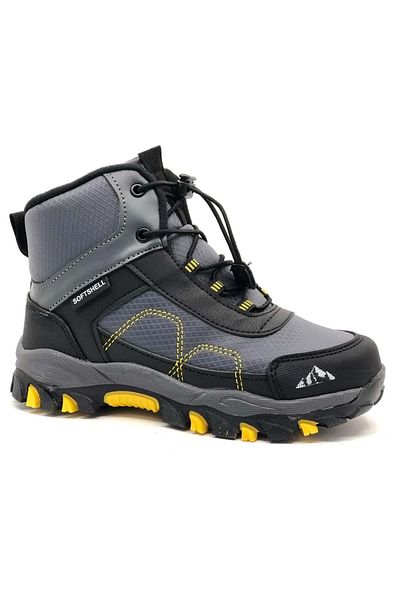 Kids Club Shoes Cool Alfa Rubber Sole Αντιολισθητικές Softshell Outdoor Παιδικές Μπότες Κίτρινο