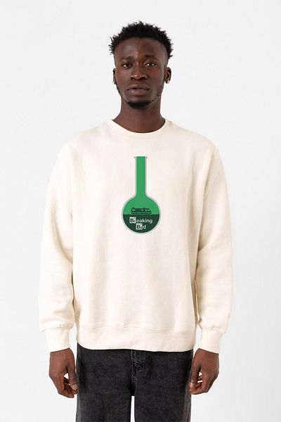 Tshirthane Ανδρικό φούτερ Breaking Bad Merch Ecru 2ip