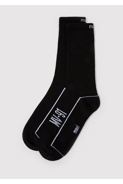 Mavi Mv91 Печатни черни чорапи 0911589-900