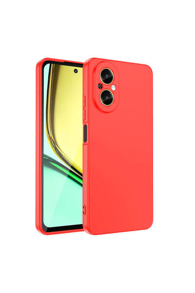 GRABONO Realme 12 Lite Case Camera Protected Velvet Interior Finish Matte Premium Series