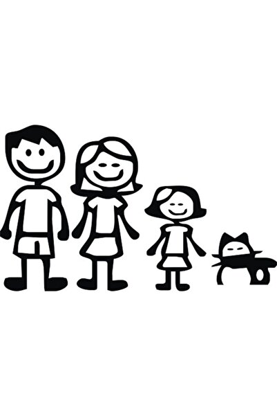 Kıvırcıkyoga ملصق عالي الجودة من تيكير كات آند فاميلي مقاس 10 × 6 سم