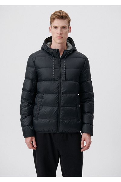 Mavi Μαύρο Puffer Jacket με Κουκούλα - 0110267 -900