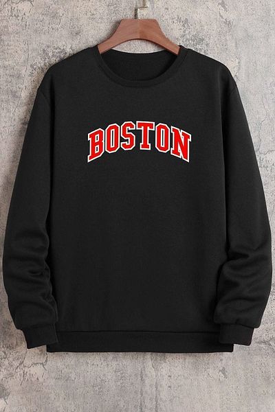 uyguntarz Унисекс суичър Boston Crewneck