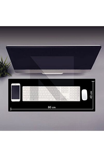 Active Team MP05 - 80x40 Xlarge Siyah Gaming Mousepad | Kaymaz Taban, Oyuncu Gamepad, Ev,ofis,oyun Masa Matı
