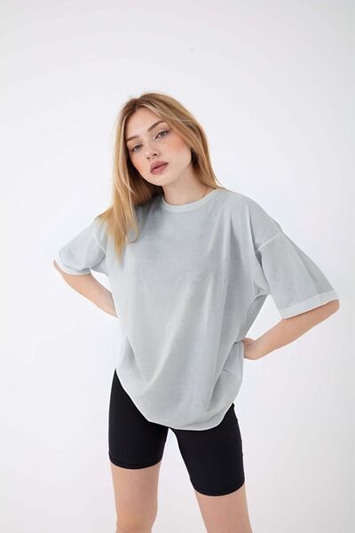 Drippy Ženska letnja odjeća kratkih rukava, širokog kroja okrugla kragna