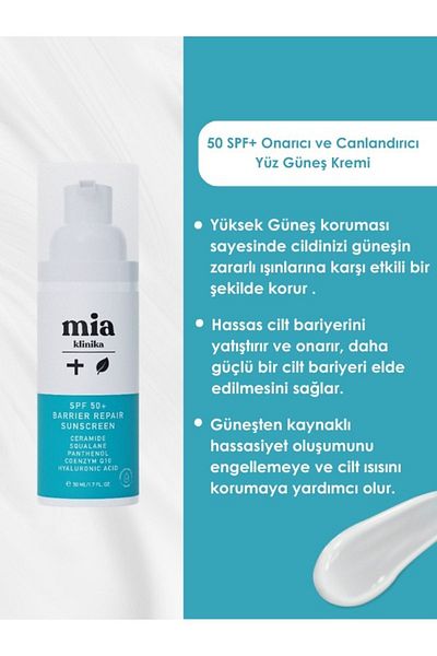 mia klinika Barrier Boost Moisturizing Sunscreen