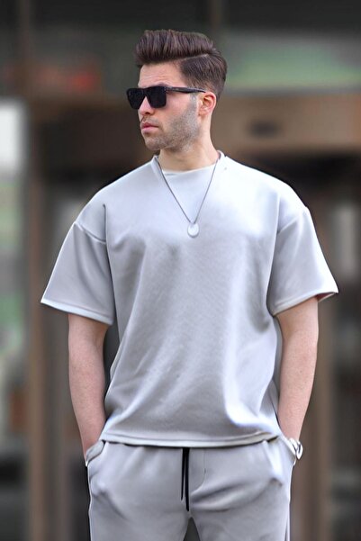 Unique Mâneci scurte de vară, din bumbac pieptănat supradimensionat pentru bă...