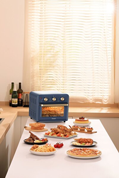 Fressi Akıllı Kore Fırını Airfryer Çok Fonksiyonlu Süre Ayarlı 13 Litre Xxxl Sıcak Hava Fritözü Af-01