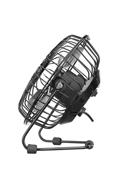 Everest Siyah Masaüstü Metal Siyah Usb Fan Mini Vantilatör