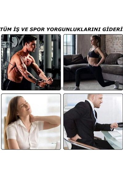 Wexta Masaj Tabancası 16w 30 Hız Vurmalı Sessiz Fırçasız Motor 6 Başlıklı Şarjlı Sporcu Masaj Aleti