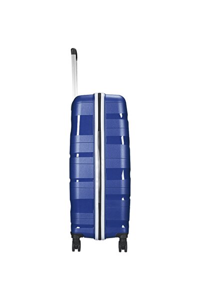Wexta Wx-pp10 Mavi Kabin Boy Pp Polipropilen Kırılmaz Valiz