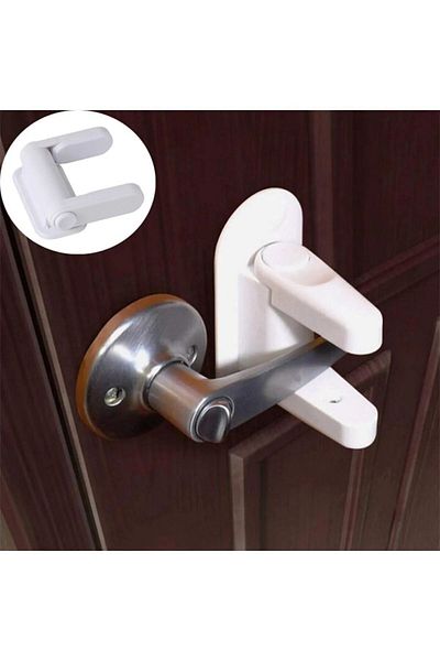 TİNEKE Practical Manual Child Door Lock - Self-Adhesive, Multifunctional Baby Safety Lock