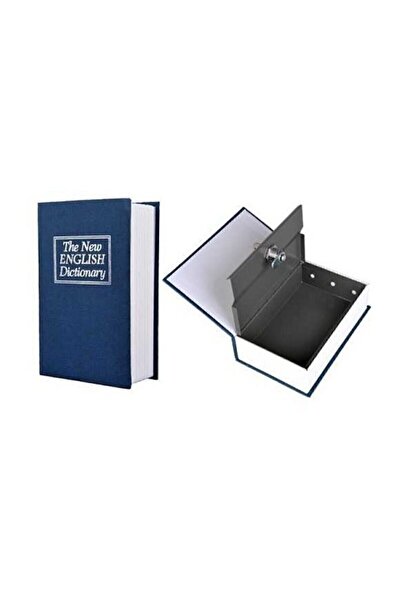 Yeni Özel Büyük Boy Anahtarlı Kitap Görünümlü Gizli Kasa