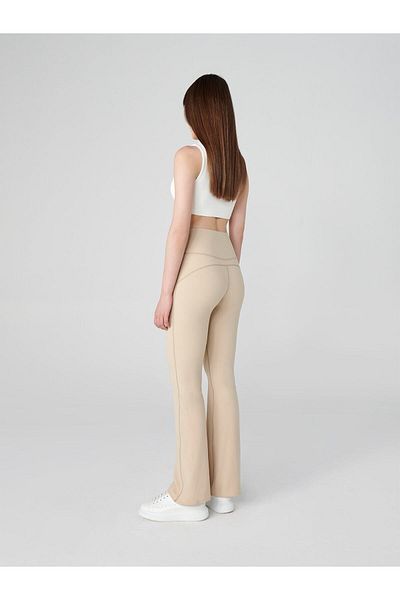 UP&FIT Flared Leg Push up Leggings - Light Bootcut and Recovery Sand